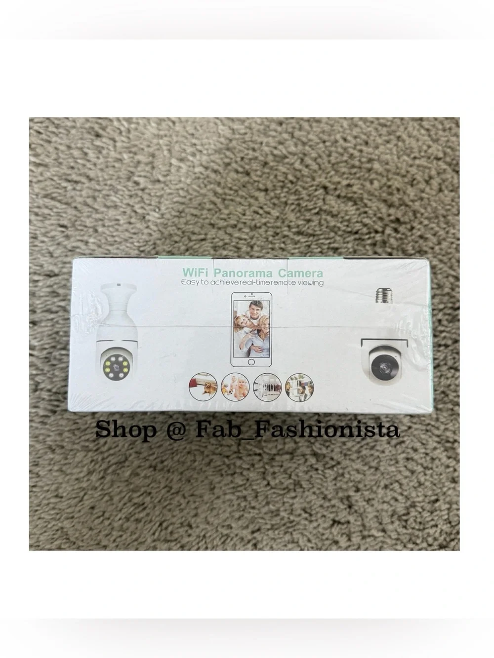 WiFi Panorama Camera - White - Security & Remote Viewing